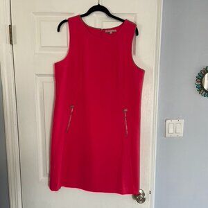 GAP Pink Coral Sheath Dress, Size Large